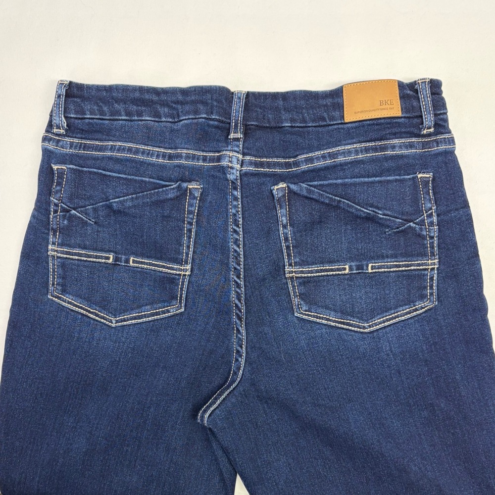BKE Gabby Bootcut Jeans Womens 32 Dark Wash High Rise Curvy Fit Denim - Picture 7 of 12